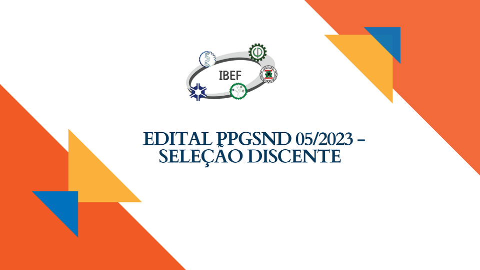 Clique aqui para mais informações sobre o Edital PPGSND 05/2023 - Seleção Discente