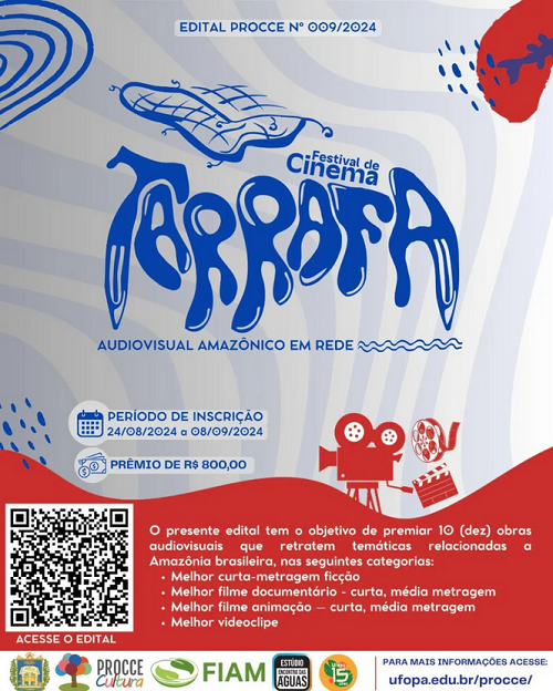 Cartaz do Edital 9/Procce - Festival de Cinema Tarrafa