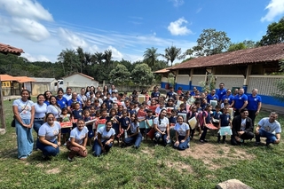 Ação beneficiou comunidade escolar de Santarém.
